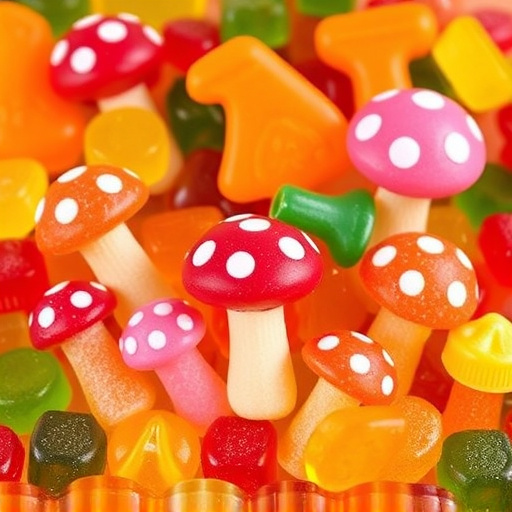 Vibrant Magic Mushroom Gummies Collection