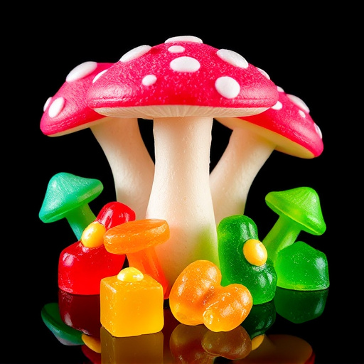 Vibrant Magic Mushroom Gummies Collection