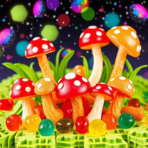 Vibrant Magic Mushroom Gummies Collection