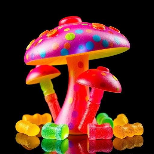 Vibrant Magic Mushroom Gummies Collection