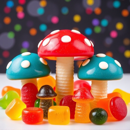 Vibrant Magic Mushroom Gummies Collection