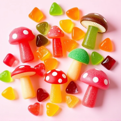 Vibrant Magic Mushroom Gummies Collection