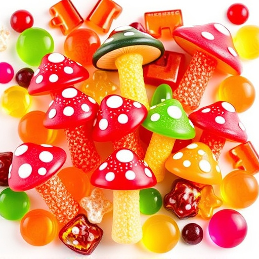 Vibrant Magic Mushroom Gummies Collection