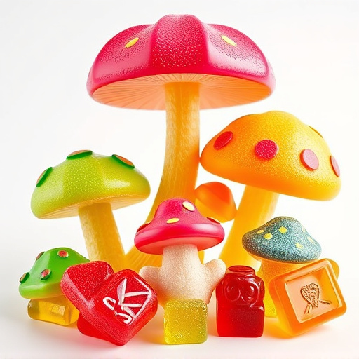 Vibrant Magic Mushroom Gummies Collection