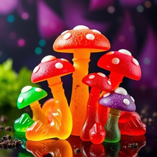 Vibrant Magic Mushroom Gummies Collection