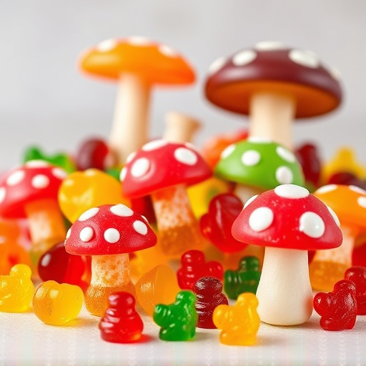 Vibrant Magic Mushroom Gummies Collection