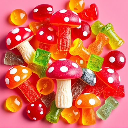 Vibrant Magic Mushroom Gummies Collection