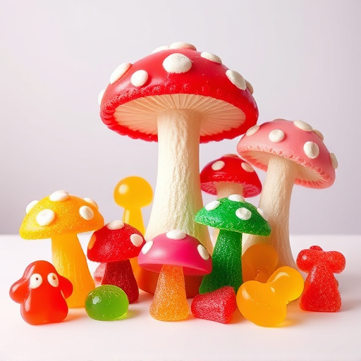 Vibrant Magic Mushroom Gummies Collection