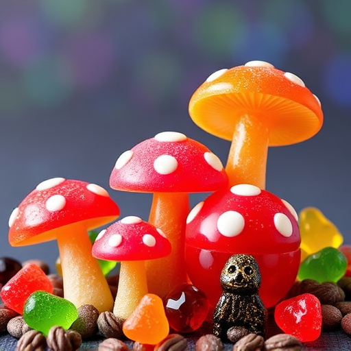 Vibrant Magic Mushroom Gummies Collection