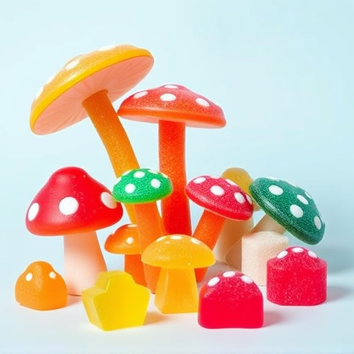 Vibrant Magic Mushroom Gummies Collection