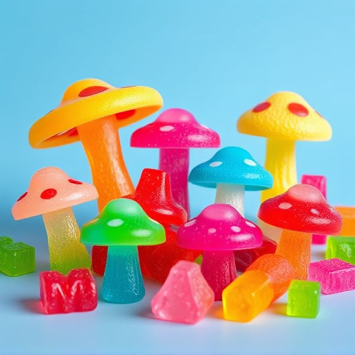 Vibrant Magic Mushroom Gummies Collection