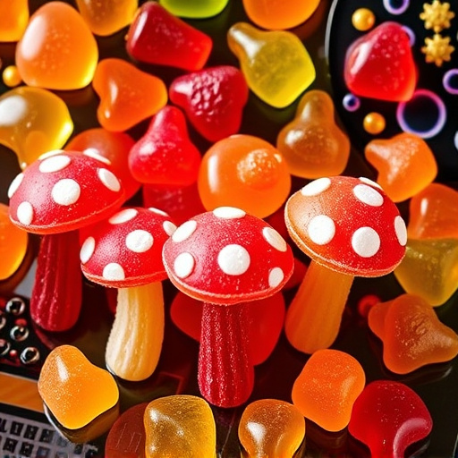 Vibrant Magic Mushroom Gummies Collection