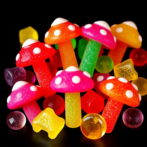 Vibrant Magic Mushroom Gummies Collection