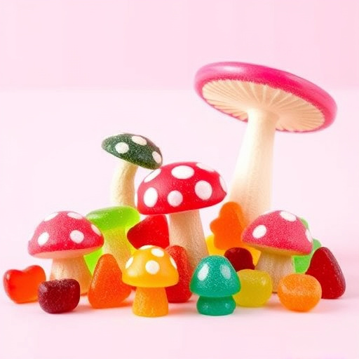 Vibrant Magic Mushroom Gummies Collection