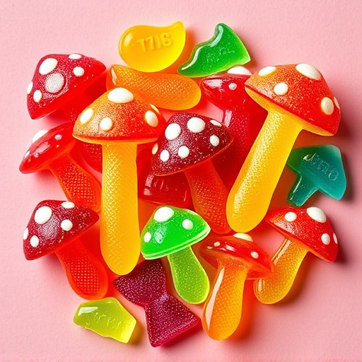 Vibrant Magic Mushroom Gummies Collection