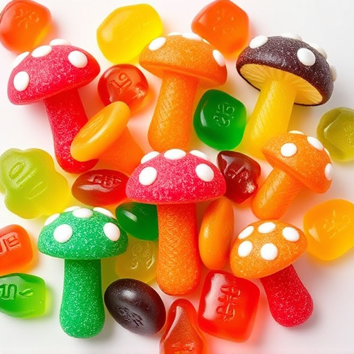 Vibrant Magic Mushroom Gummies Collection