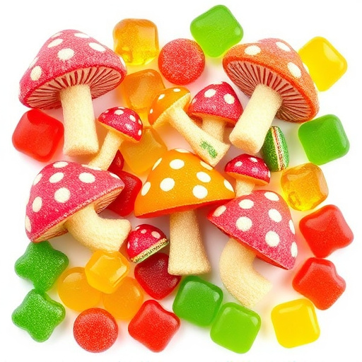 Vibrant Magic Mushroom Gummies Collection