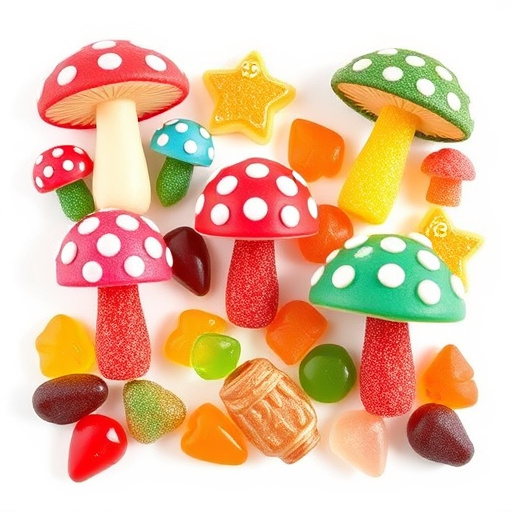 Vibrant Magic Mushroom Gummies Collection