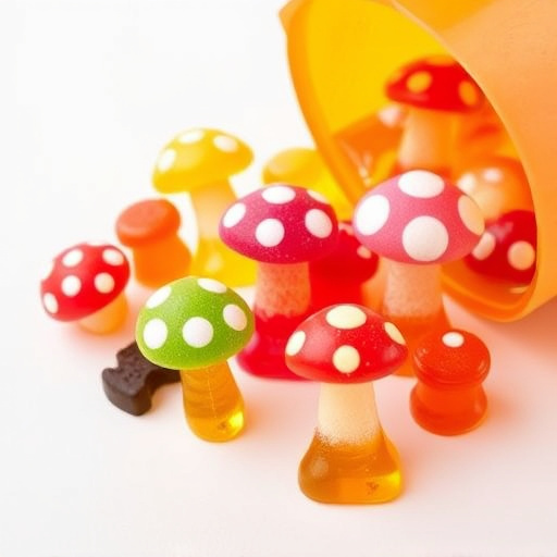 Vibrant Magic Mushroom Gummies Collection