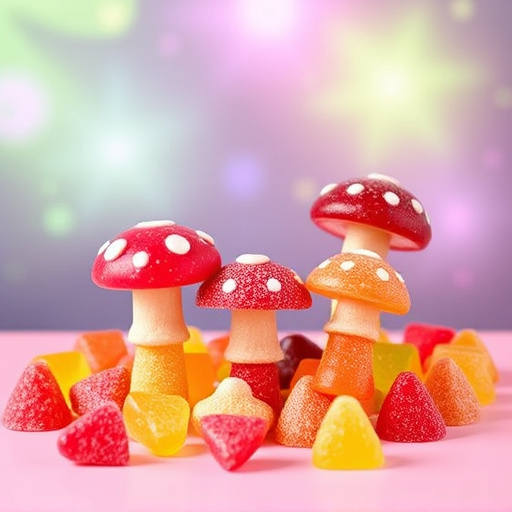 Vibrant Magic Mushroom Gummies Collection