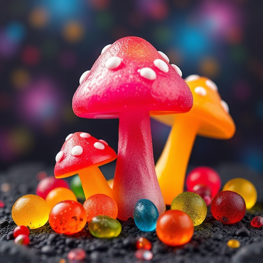 Vibrant Magic Mushroom Gummies Collection