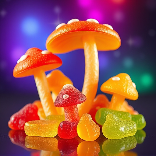 Vibrant Magic Mushroom Gummies Collection