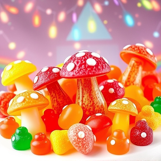 Vibrant Magic Mushroom Gummies Collection