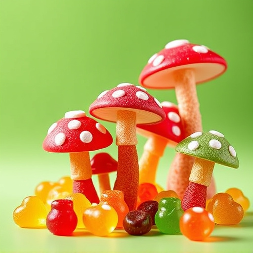 Vibrant Magic Mushroom Gummies Collection