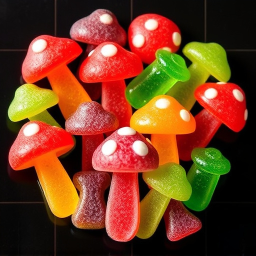Vibrant Magic Mushroom Gummies Collection