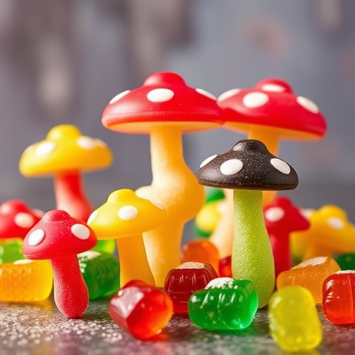 Vibrant Magic Mushroom Gummies Collection