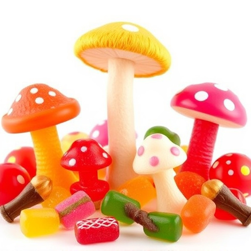 Vibrant Magic Mushroom Gummies Collection