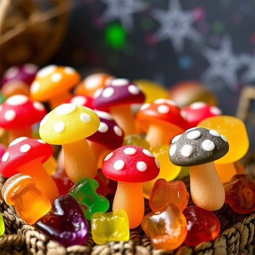 Vibrant Magic Mushroom Gummies Collection