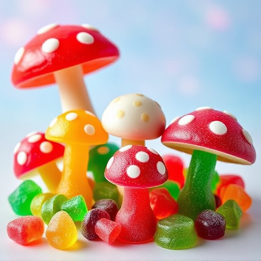 Vibrant Magic Mushroom Gummies Collection