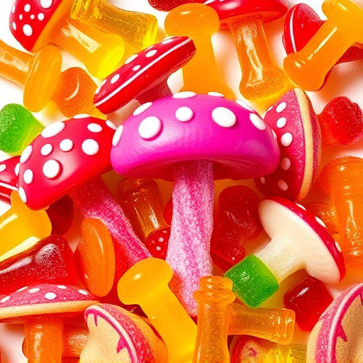 Vibrant Magic Mushroom Gummies Collection