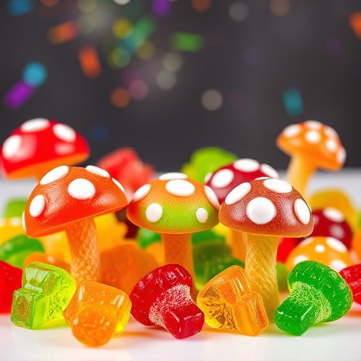 Vibrant Magic Mushroom Gummies Collection