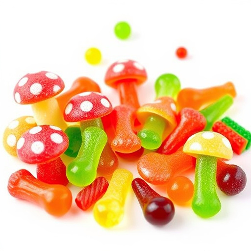Vibrant Magic Mushroom Gummies Collection
