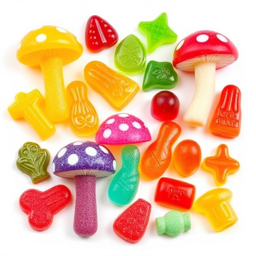 Vibrant Magic Mushroom Gummies Collection