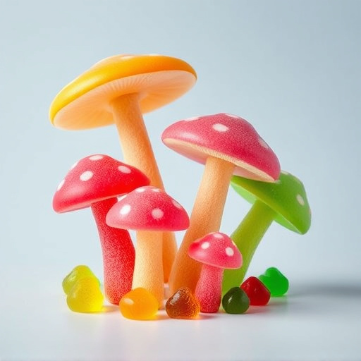 Vibrant Magic Mushroom Gummies Collection