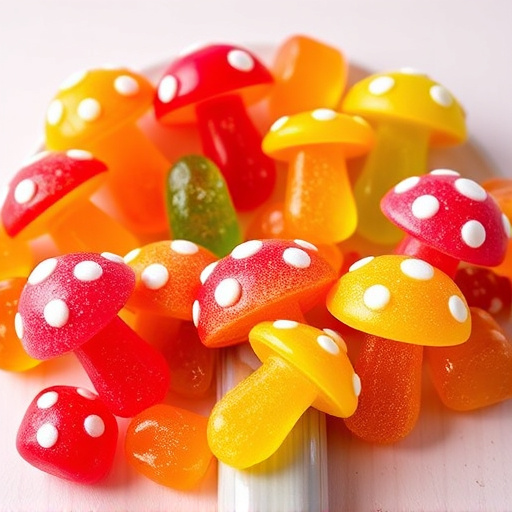 Vibrant Magic Mushroom Gummies Collection