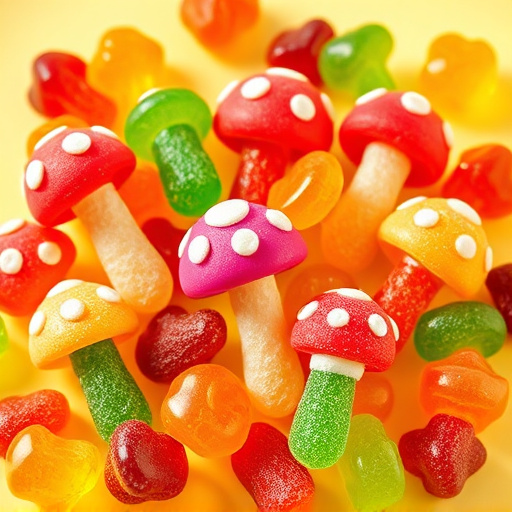 Vibrant Magic Mushroom Gummies Collection