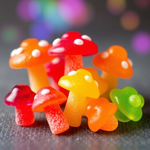 Vibrant Magic Mushroom Gummies Collection