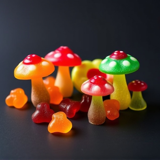 Vibrant Magic Mushroom Gummies Collection