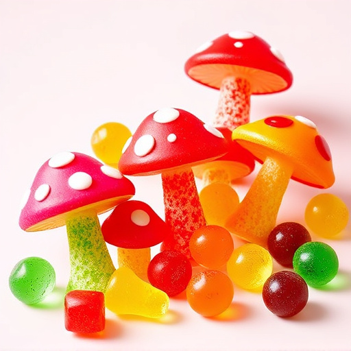 Vibrant Magic Mushroom Gummies Collection