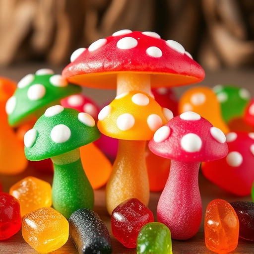 Vibrant Magic Mushroom Gummies Collection