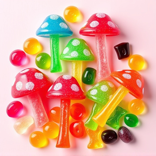 Vibrant Magic Mushroom Gummies Collection