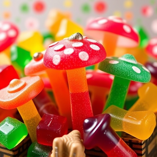 Vibrant Magic Mushroom Gummies Collection