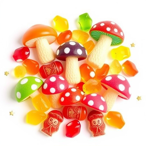 Vibrant Magic Mushroom Gummies Collection