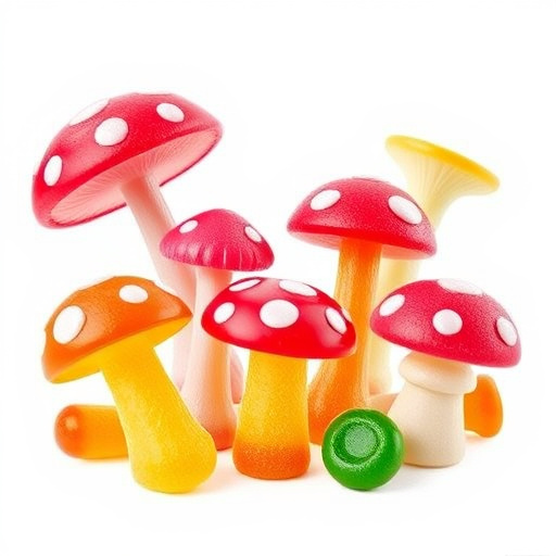 Vibrant Magic Mushroom Gummies Collection