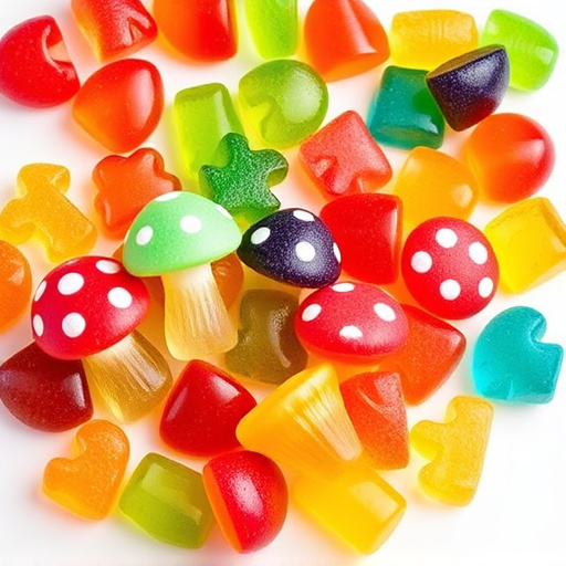 Vibrant Magic Mushroom Gummies Collection