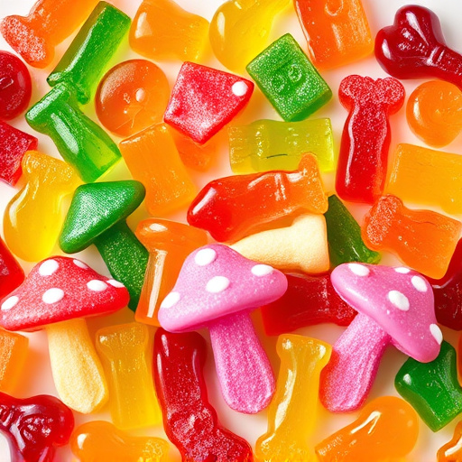 Vibrant Magic Mushroom Gummies Collection